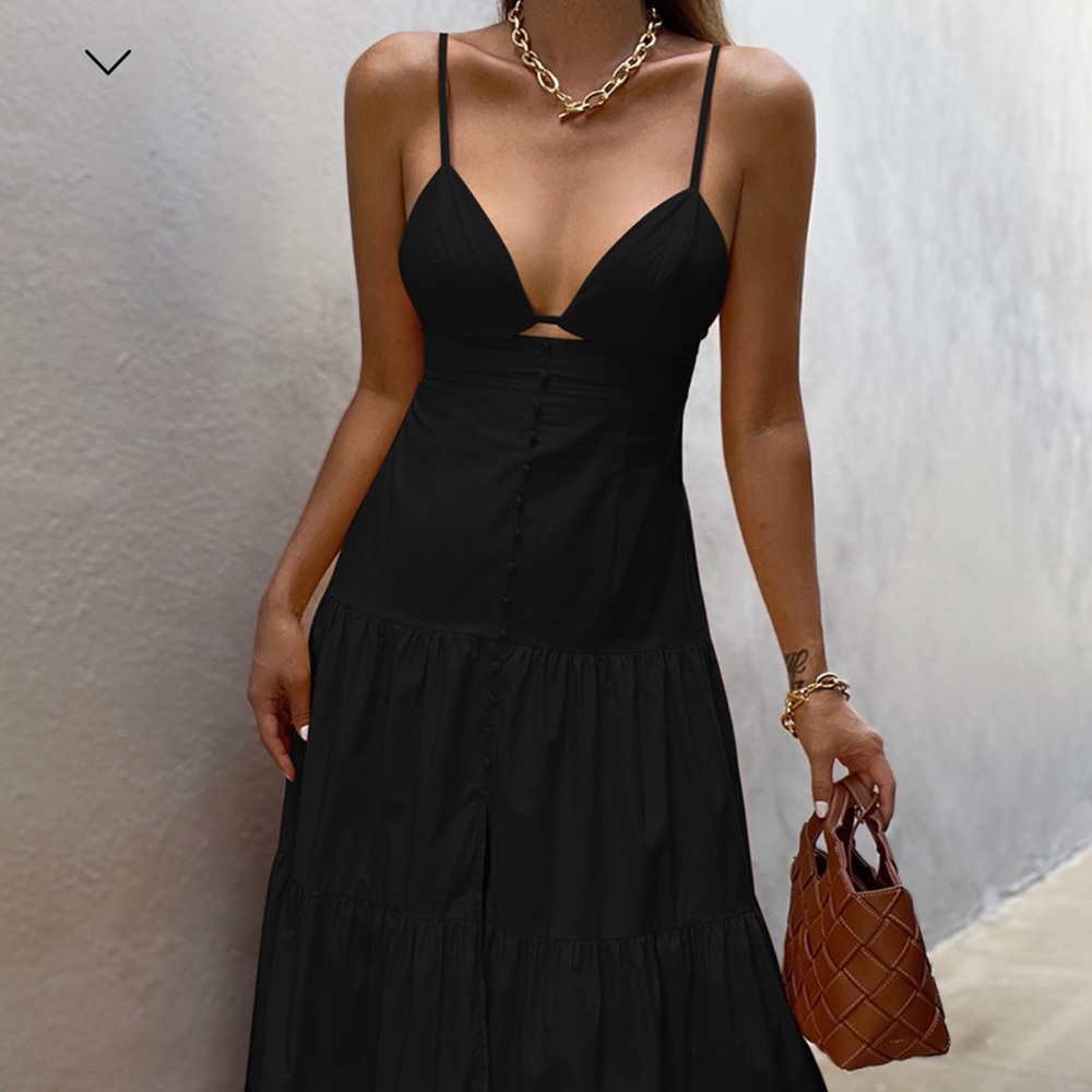 ❤️SOLD❤️BNWT Black Runaway The Label Maxi Dress